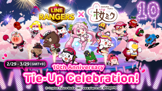 LINE Rangers 10th/Sakura Miku! screenshot 5