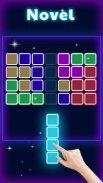 Glow bulmaca blok - klasik yapboz oyun screenshot 4