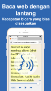 Audify teks ke ucapan web TTS screenshot 6