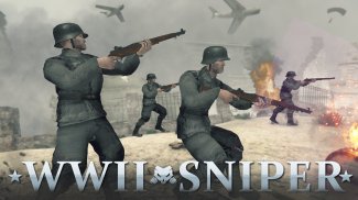 WW2 Sniper 3D: Pure War Games screenshot 1
