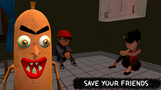 Scary Sausage Horror Evil Game screenshot 2