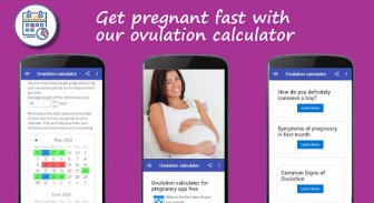 Ovulation calculator calendar screenshot 1