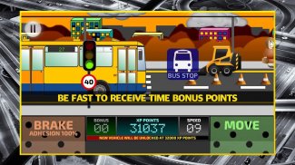 City Bus Driving Simulator 2D screenshot 1