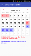 Singapore Calendar 2020 screenshot 3