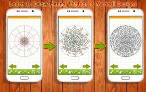 Learn to Draw Henna Designs & Tattoos screenshot 1