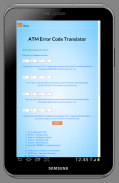 ATM Error Code Translator- NCR screenshot 0