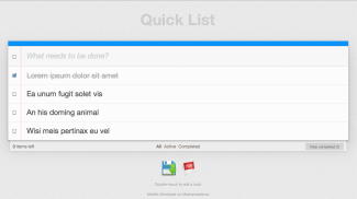 Quick Check List screenshot 3