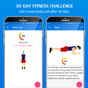 30 Day Home Workouts screenshot 4