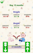 Baby weight and height screenshot 5