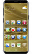 Launcher Theme - Gold Glass Transparent Icons Pack screenshot 6