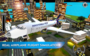 Avion de tourisme simulateur de vol pilote 2017 3D screenshot 4