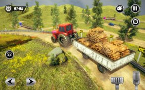 Tractor Trolley Farming Transport: Offroad Drive screenshot 6