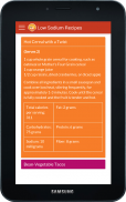 Zero & Low Sodium Foods screenshot 10