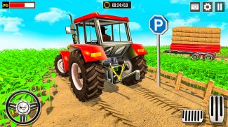 Farm Big Tractor Driving Game screenshot 11