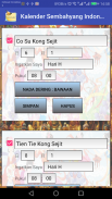 Kalender Sembahyang Indonesia Gratis screenshot 3