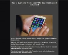 resolve the touchscreen error screenshot 2