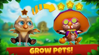 Epic Pets: Match 3 story with fashion animals screenshot 1