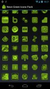 Neon Green Icons Pack - ADW GO screenshot 2