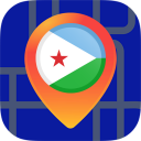 Djibouti Offline Map Icon
