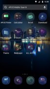 City Night Reflection-APUS Launcher theme screenshot 1