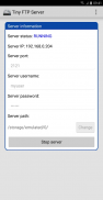 Tiny FTP Server screenshot 0