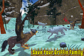 Wild Griffin Family Flying Eagle Simulator screenshot 1