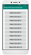 Railway NTPC Exam Practice Set Offline screenshot 0