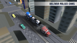 Police Car Cargo Transport 3D screenshot 1