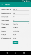 Profit! - Deposit Calculator screenshot 0