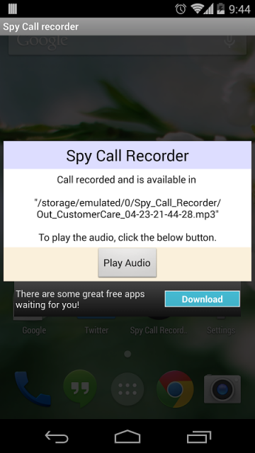 Spy call call Recorder Utility crack