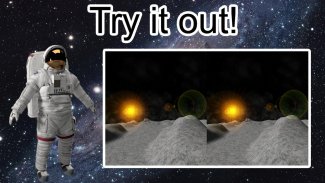 VR Space mission:Moon Explorer (Google Cardboard) screenshot 2