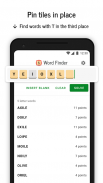SCRABBLE Word Finder: Cheat and Helper app screenshot 1