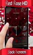 Red Rose Diamond Lock Screen Pattern & Passcode screenshot 1