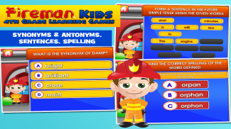 Fireman's Fourth Grade Games screenshot 3