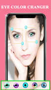 eye color changer -face makeup screenshot 1