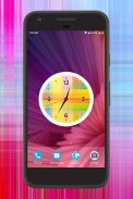 Multicolor Clock Live Wallpaper screenshot 4