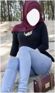 Hijab Styles With Jeans Trends screenshot 1