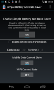 Simple Battery and Data Saver screenshot 1