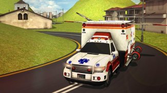 Ambulância do vôo simulador 3D screenshot 1