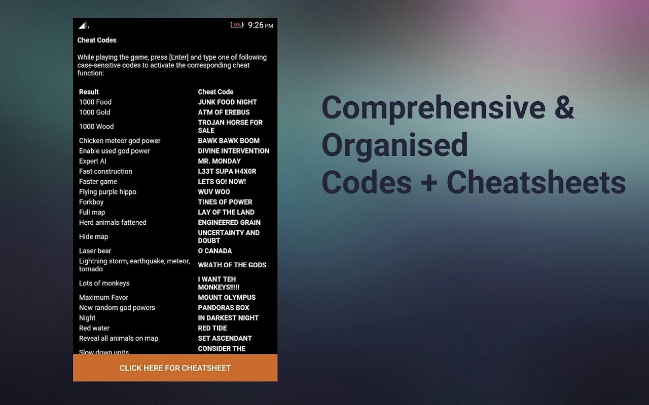 Access Game Cheats And Cheat Codes With Cheatbook Database