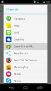 Abrir URL compartilhada screenshot 0