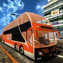 极端的城市公交车驾驶的sim Icon