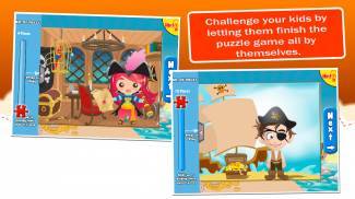 Vorschule Puzzles: Pirate Kids screenshot 3