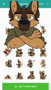 Cute Dog Stickers for WAStickerApps screenshot 3