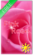 Pink Rose Live Wallpaper screenshot 0
