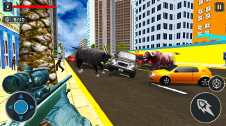 Angry Bull Attack: Bull fight Shooting screenshot 6