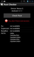 Root Checker screenshot 2