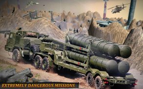 Army missile transport Driver screenshot 1