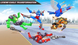 Flying Eagle Robot Car Games screenshot 6