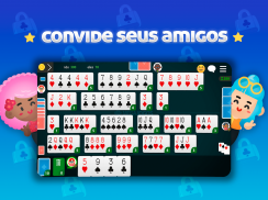 Rummy 500 - Popular jogo de cartas grátis! Convide seus amigos e